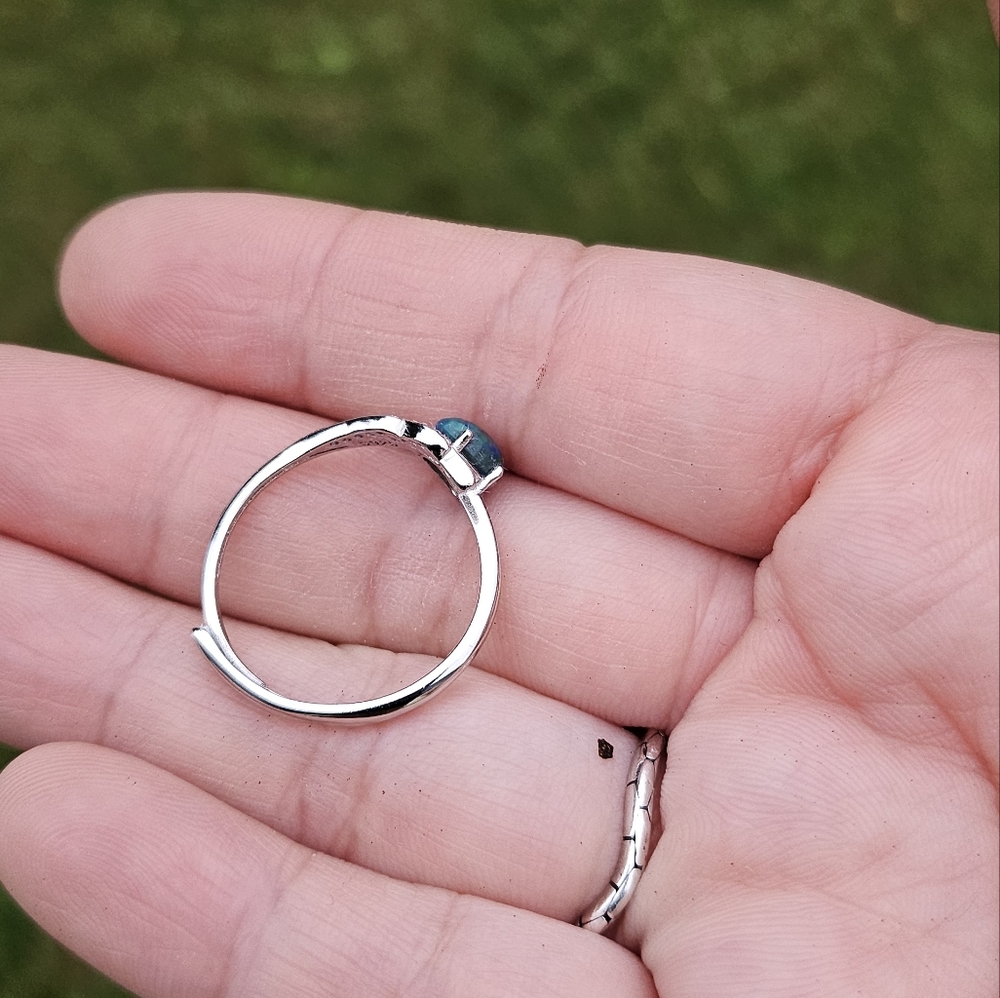 Opal Ring Silver 925 - image 4